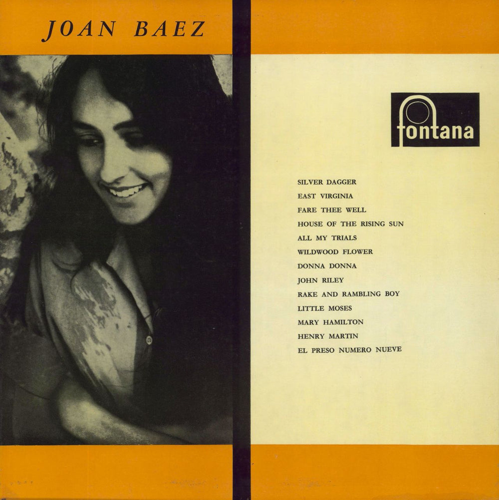 Joan Baez Joan Baez - 1st UK vinyl LP album (LP record) TFL6002