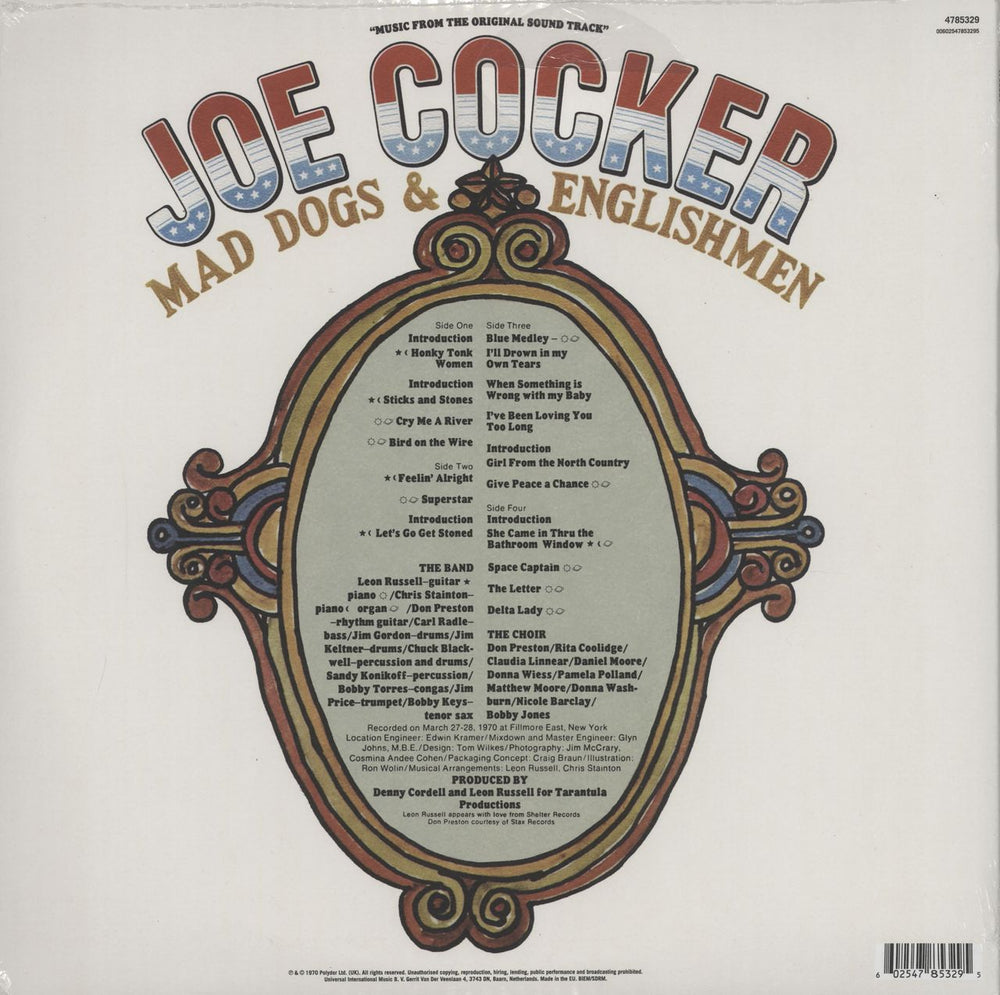 Joe Cocker Mad Dogs & Englishmen - 180gm - Sealed Dutch 2-LP vinyl record set (Double LP Album) 602547853295