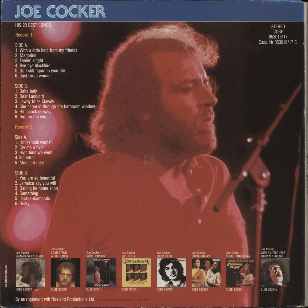 Joe Cocker With A Little Help From My Friends French 2-LP vinyl record set (Double LP Album)