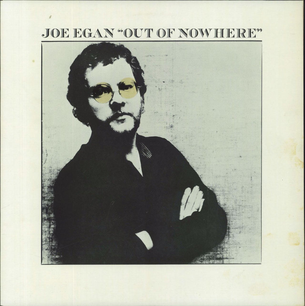 Joe Egan Out Of Nowhere UK vinyl LP album (LP record) ARL5021