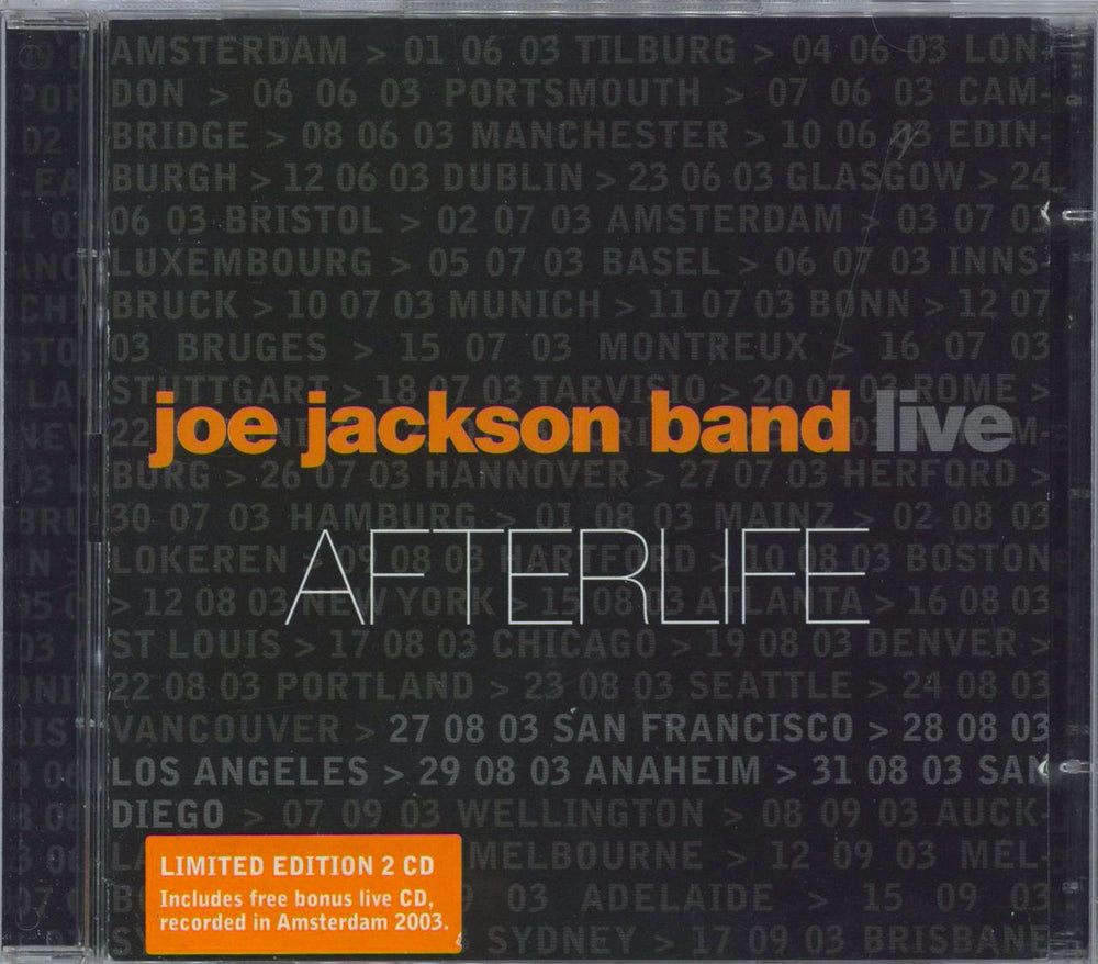 Joe Jackson Afterlife UK 2 CD album set (Double CD) RCD10665X