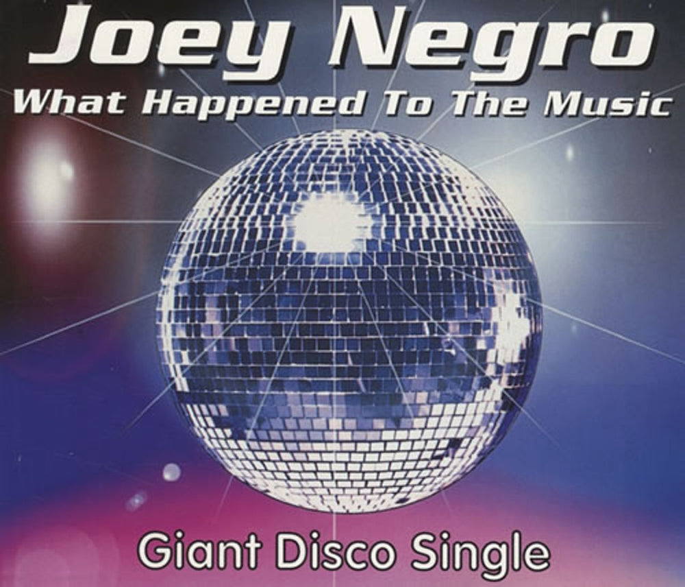 Joey Negro What Happened To The Music UK CD single (CD5 / 5") VSCDT1466