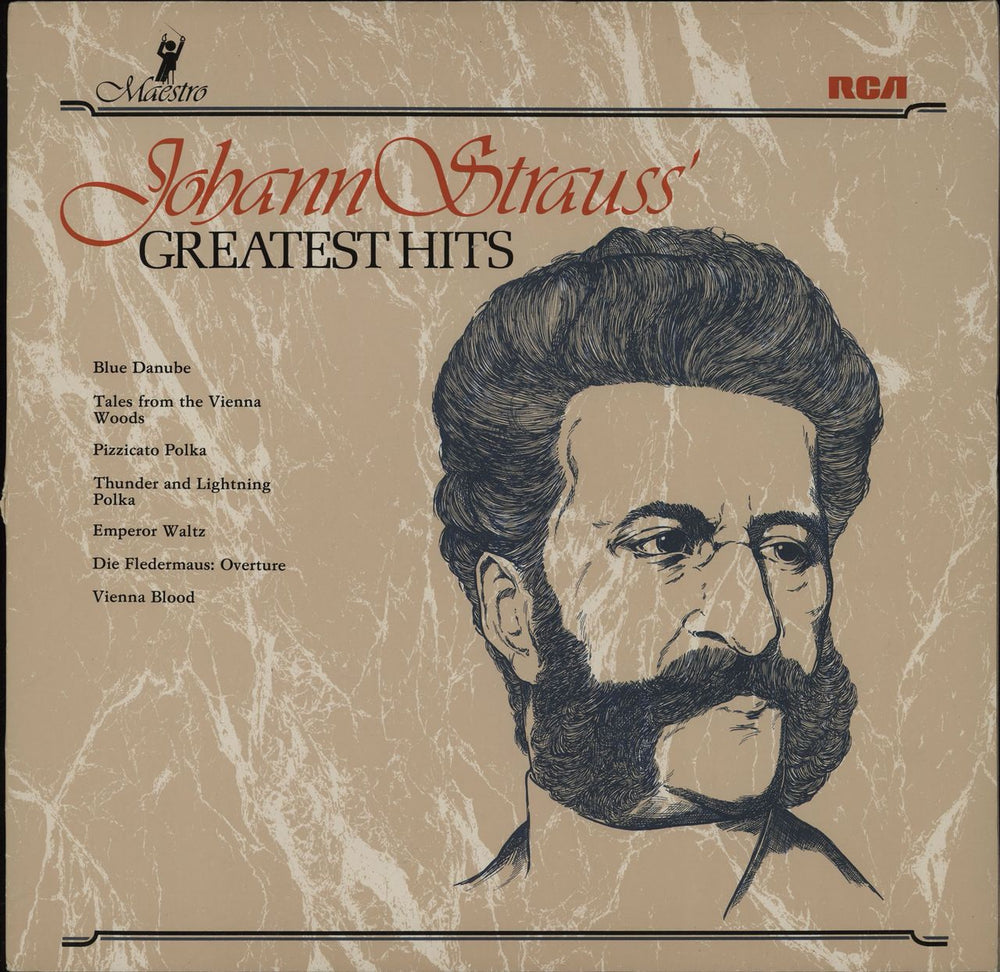 Johann Strauss II (1825-1899) Johann Strauss' Greatest Hits UK vinyl LP album (LP record) GL89296