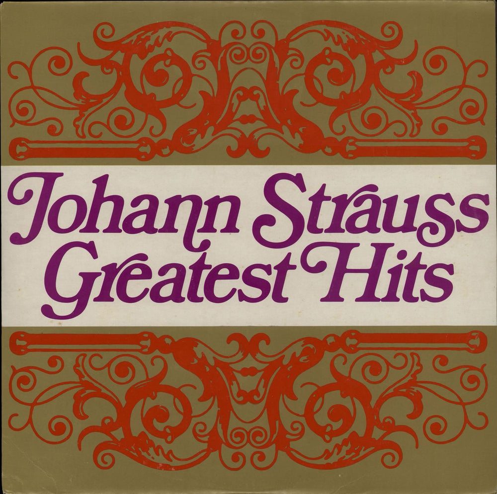 Johann Strauss II (1825-1899) Johann Strauss Greatest Hits UK vinyl LP album (LP record) RDS9051