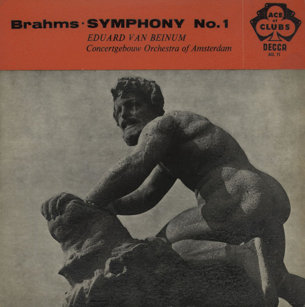 Johannes Brahms Symphony No. 1 in C Minor, Op.68 UK vinyl LP album (LP record) ACL71