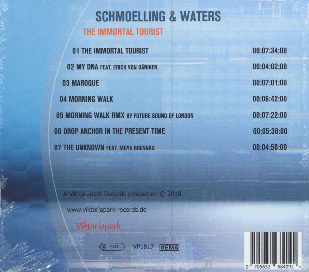 Johannes Schmoelling The Immortal Tourist - Sealed German CD album (CDLP) 705632684092