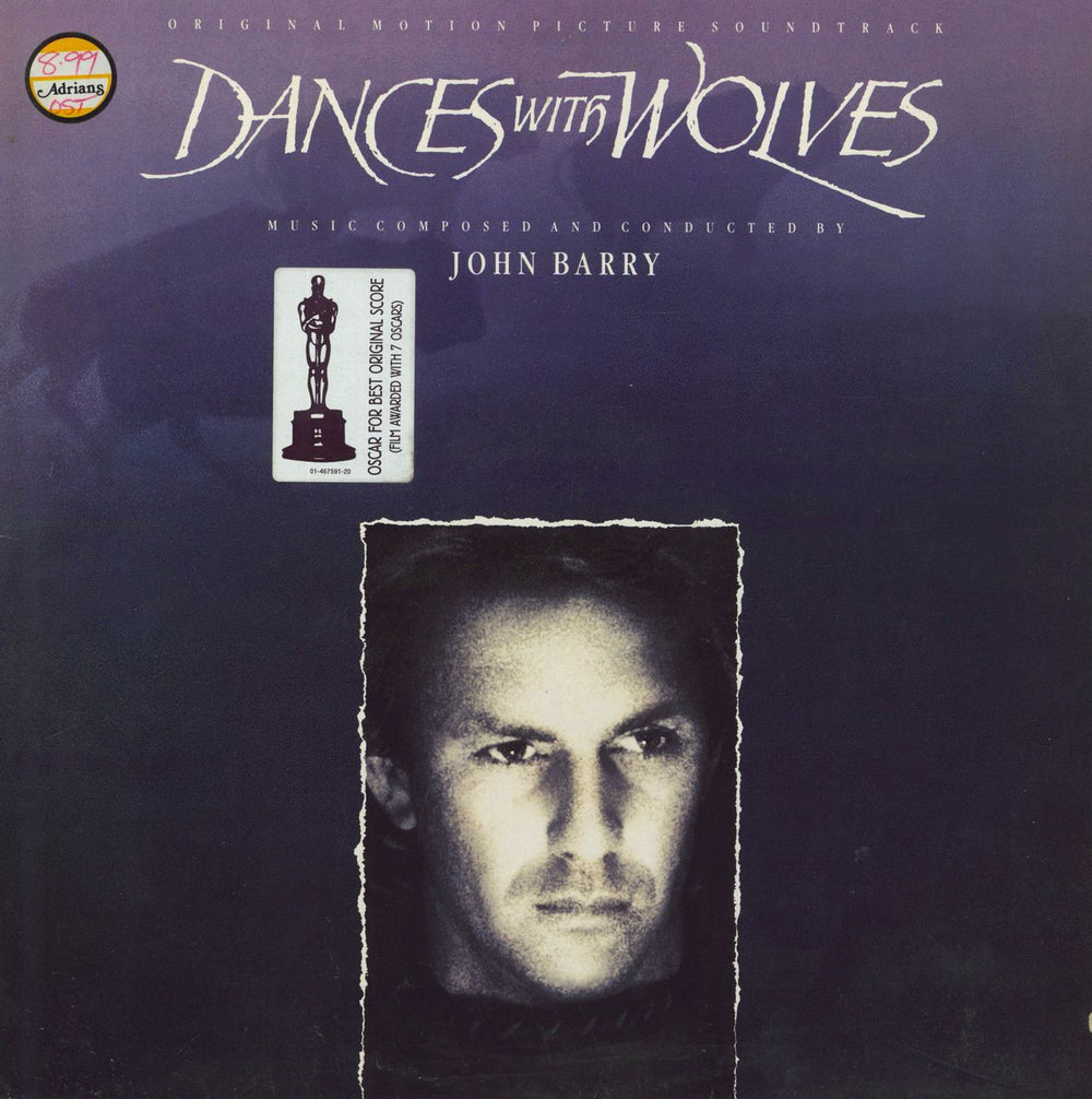 John Barry (Composer) Dances With Wolves Dutch vinyl LP album (LP record) 467591-1