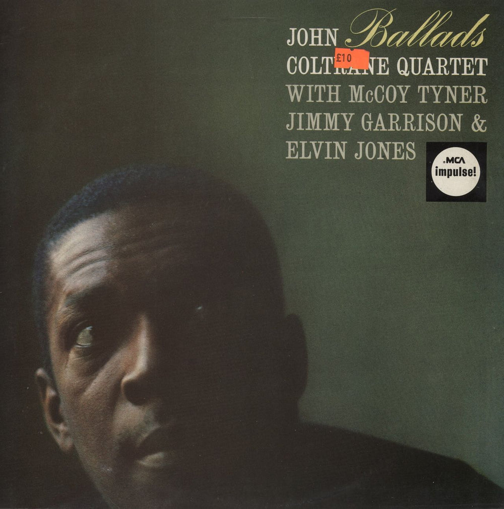 John Coltrane Ballads UK vinyl LP album (LP record) JAS37