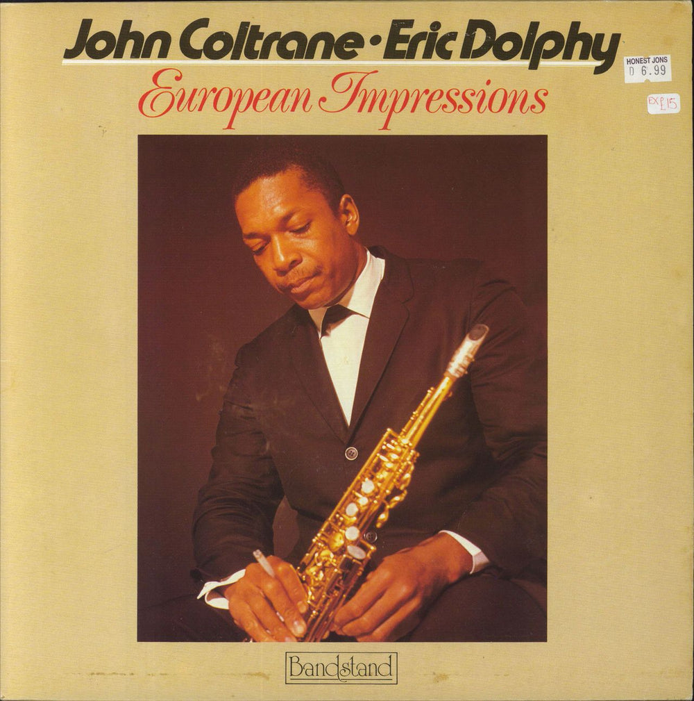 John Coltrane European Impressions Italian vinyl LP album (LP record) BDLP1514