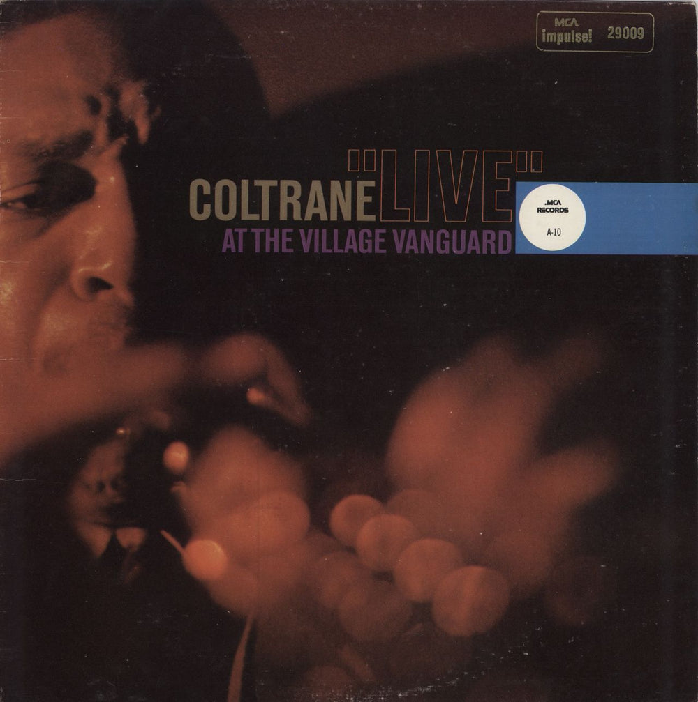 John Coltrane Live At The Village Vanguard US vinyl LP album (LP record) MCA-29009