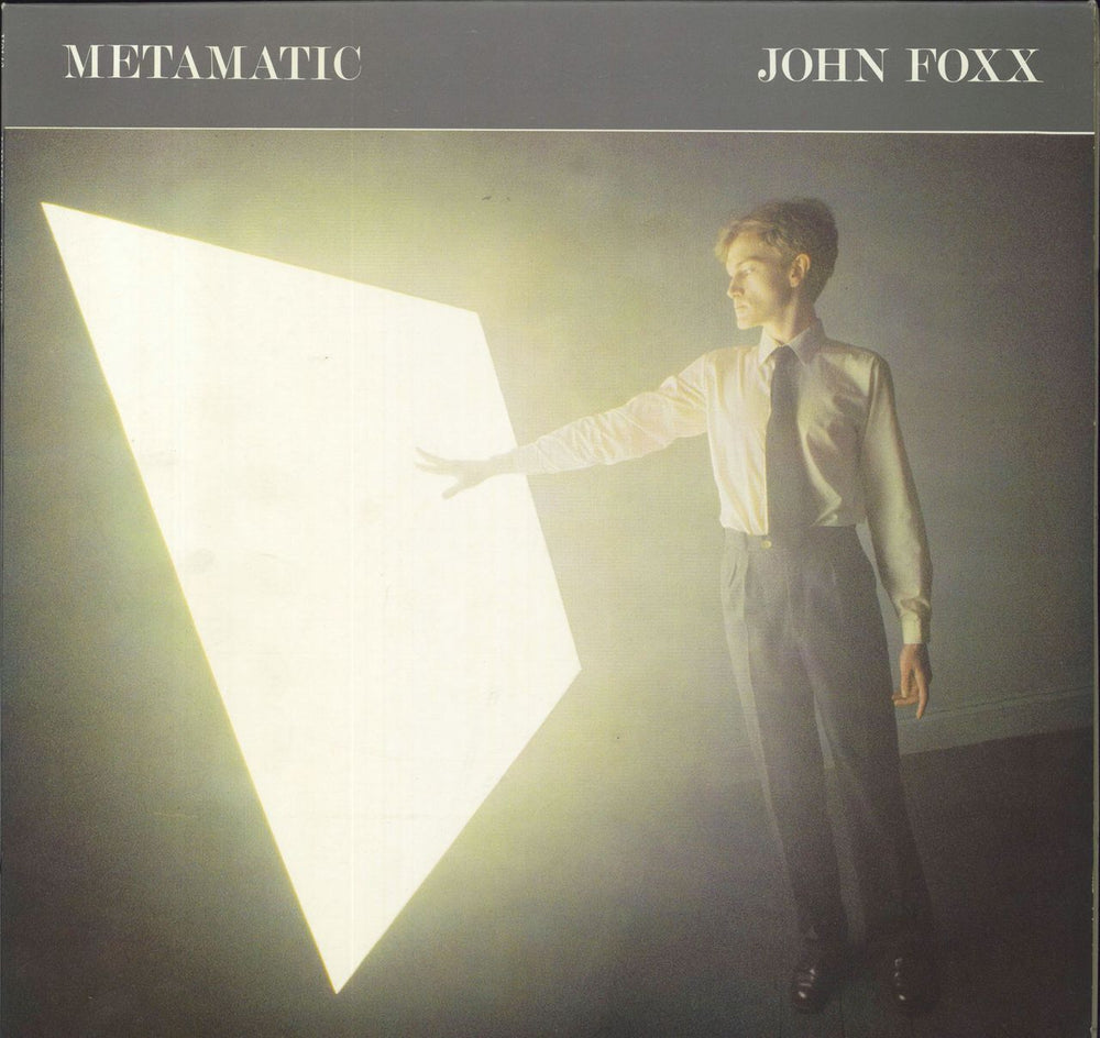 John Foxx Metamatic UK vinyl LP album (LP record) V2146