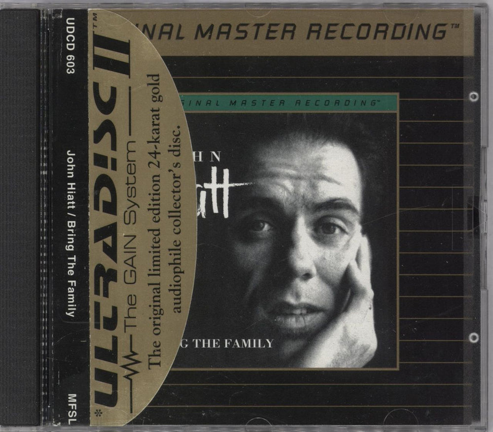 John Hiatt Bring The Family - Gold Disc US CD album (CDLP) UDCD603