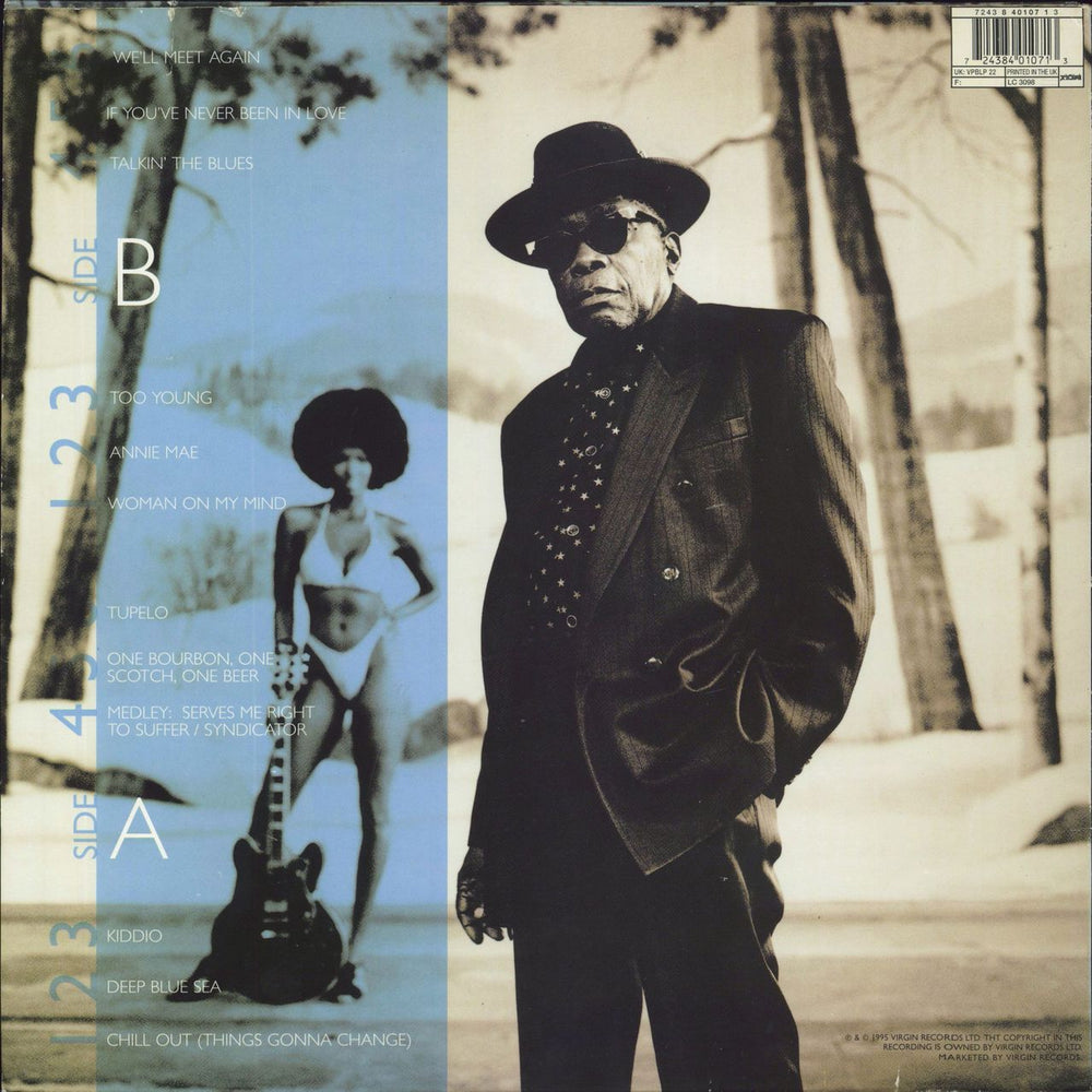 John Lee Hooker Chill Out - EX UK vinyl LP album (LP record) 724384010713