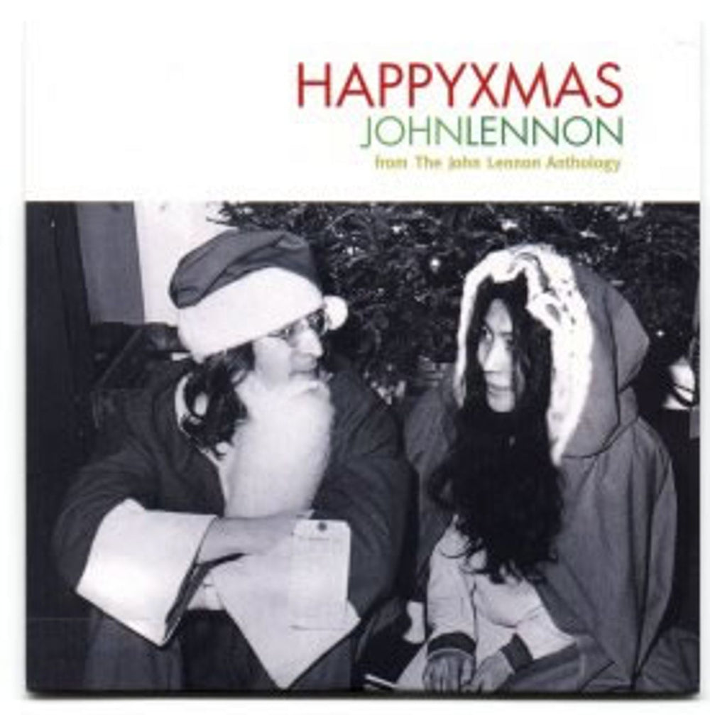 John Lennon Happy Xmas - Rough Mix UK Promo CD single (CD5 / 5") LENNON002