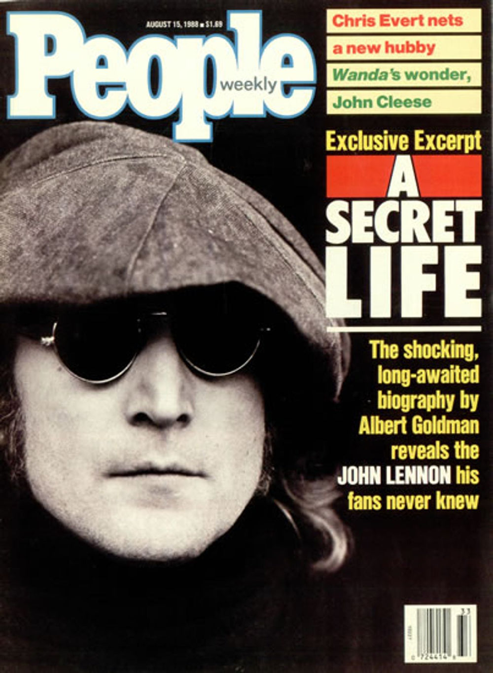 John Lennon People Weekly - two issues US magazine 15 & 22 AUGUST 1988