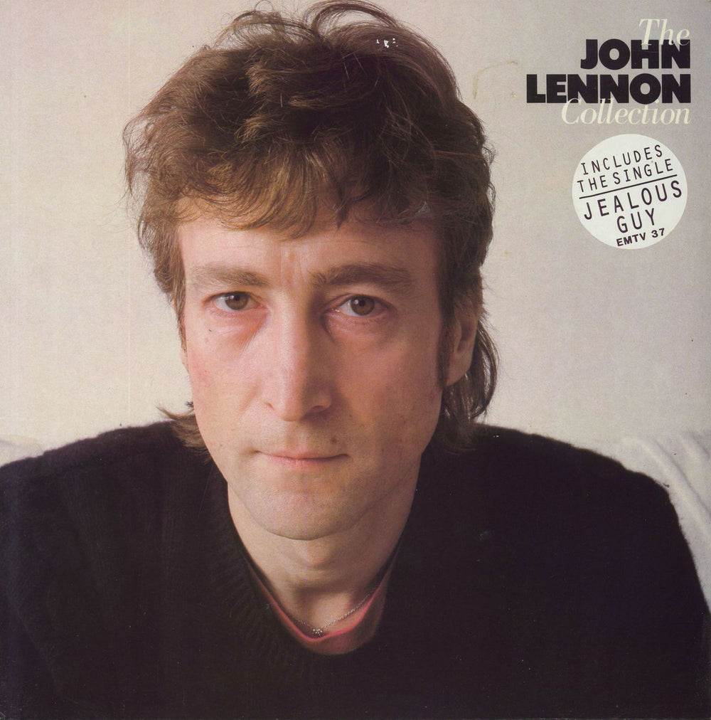 John Lennon The John Lennon Collection - Hype Sticker UK vinyl LP album (LP record) EMTV37