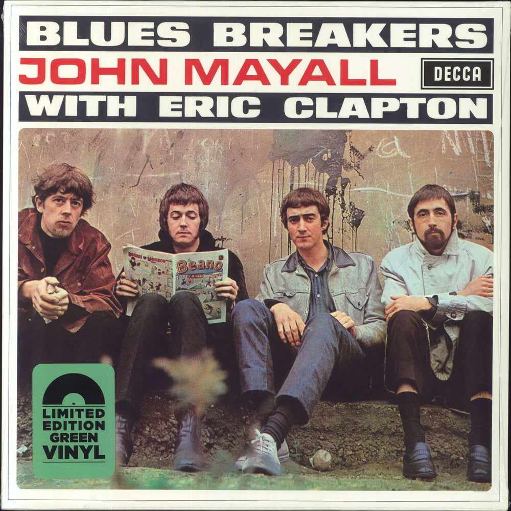 John Mayall Blues Breakers - Green Vinyl - Sealed UK vinyl LP album (LP record) 0042280008611