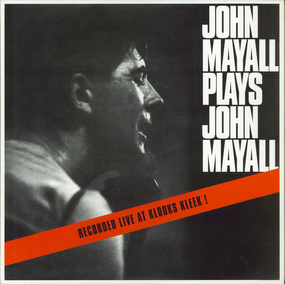 John Mayall Plays John Mayall - Transparent Vinyl UK vinyl LP album (LP record) 900013