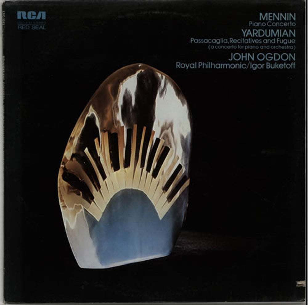 John Ogdon Mennin: Piano Concerto / Yardumian: Passacaglia, Recitatives And Fugue US vinyl LP album (LP record) LSC-3243