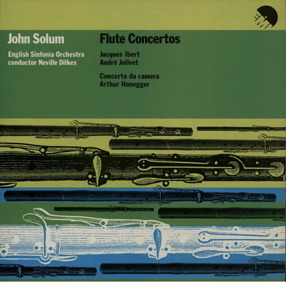 John Solum Flute Concertos UK vinyl LP album (LP record) EMD5526