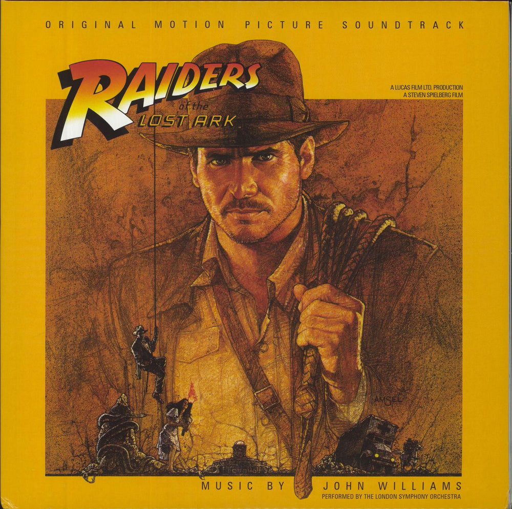 John Williams (Composer) Raiders Of The Lost Ark - 180gram Vinyl UK 2-LP vinyl record set (Double LP Album) 0888072018310