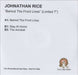 Johnathan Rice Behind The Front Lines UK Promo CD-R acetate CD-R ACETATE