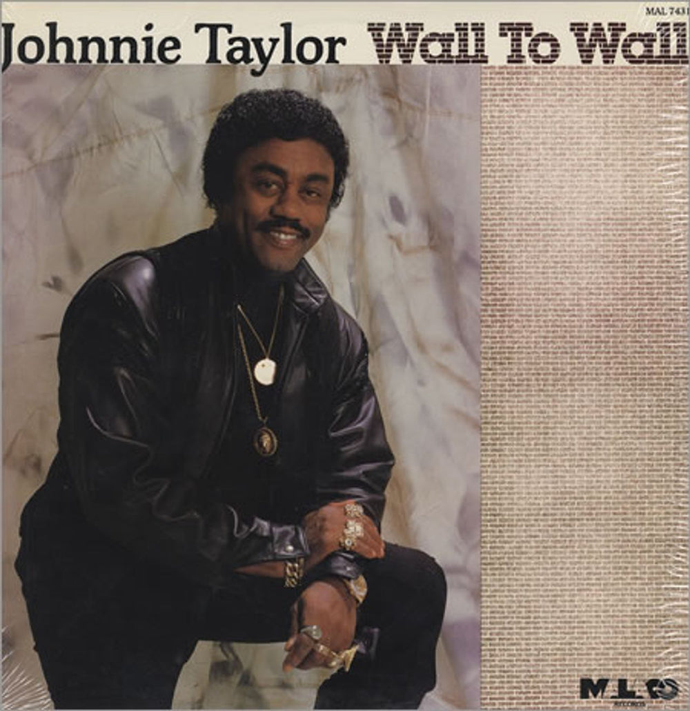 Johnnie Taylor Wall To Wall US vinyl LP album (LP record) MAL7431