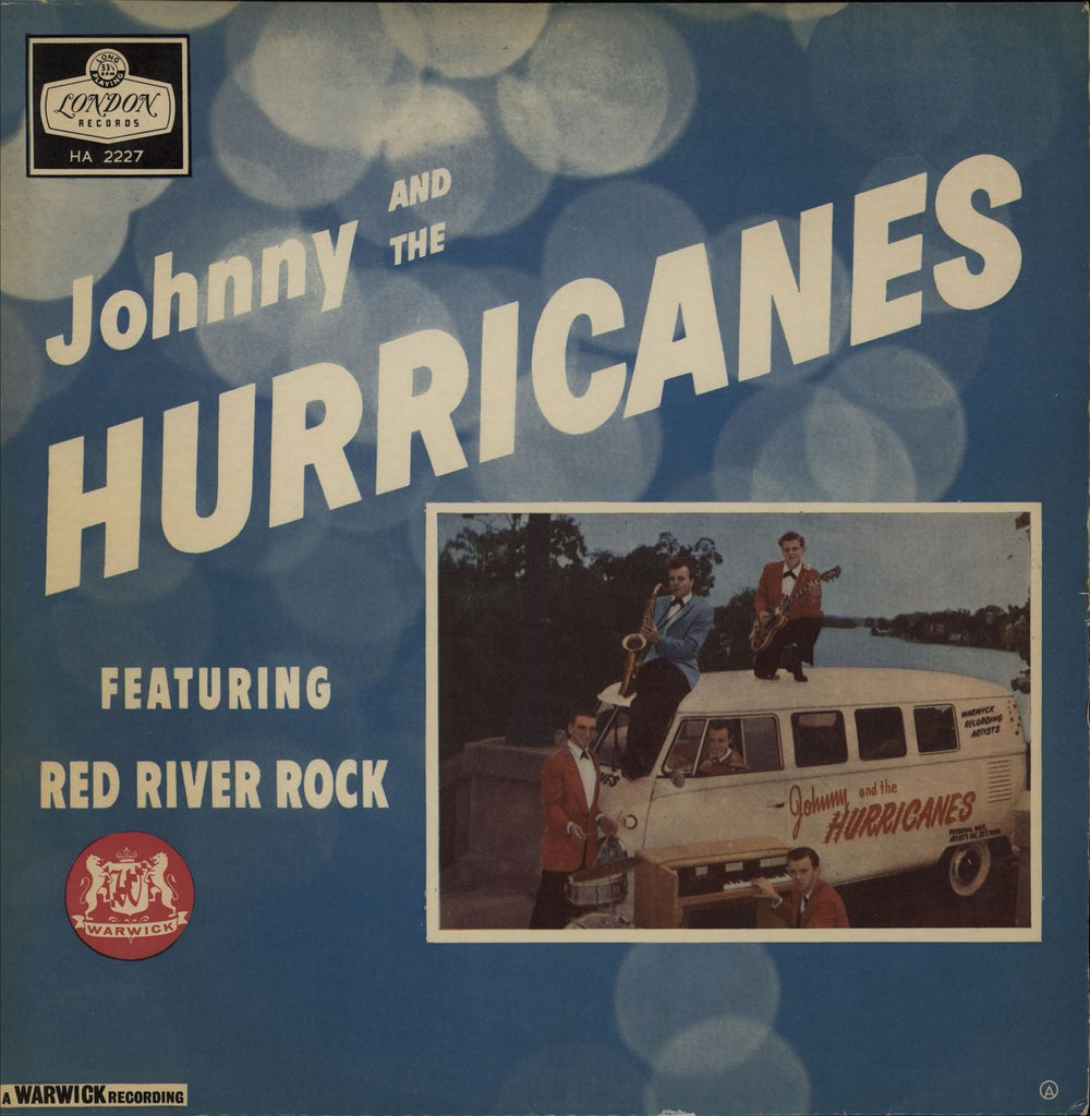 Johnny & The Hurricanes Red River Rock - 1st - VG UK vinyl LP album (LP record) HA2227