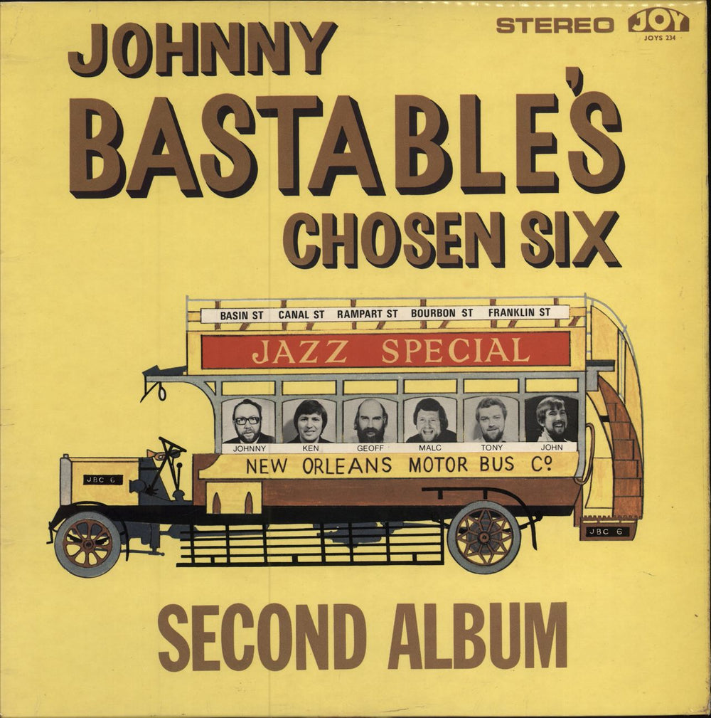 Johnny Bastable Second Album UK vinyl LP album (LP record) JOYS234