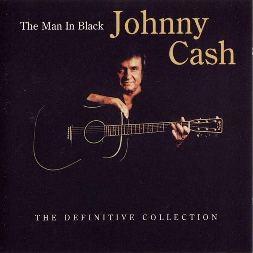 Johnny Cash The Man In Black - The Definitive Collection UK CD album (CDLP) MOODCD35