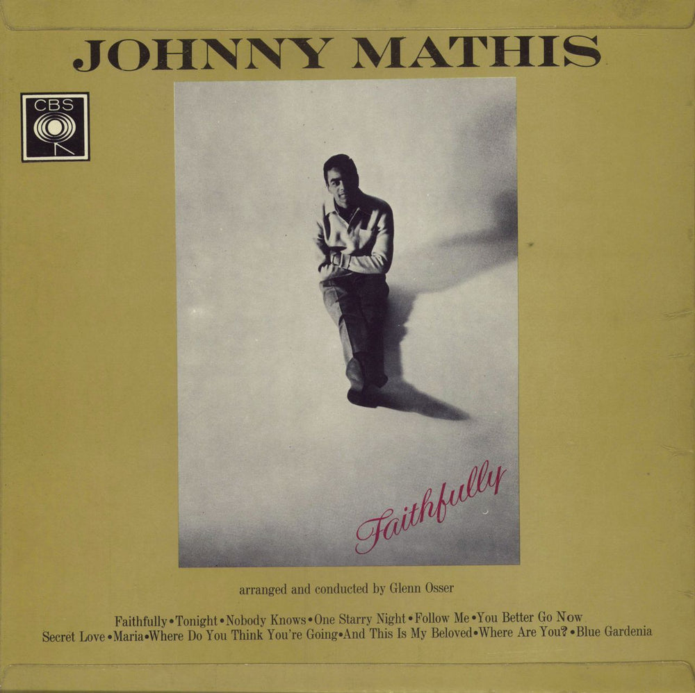 Johnny Mathis Faithfully UK vinyl LP album (LP record)