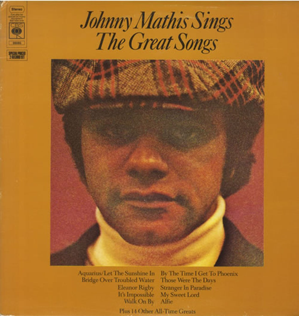 Johnny Mathis Johnny Mathis Sings The Great Songs UK 2-LP vinyl record set (Double LP Album) 88085