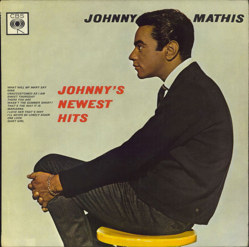 Johnny Mathis Johnny's Newest Hits UK vinyl LP album (LP record) BPG62147