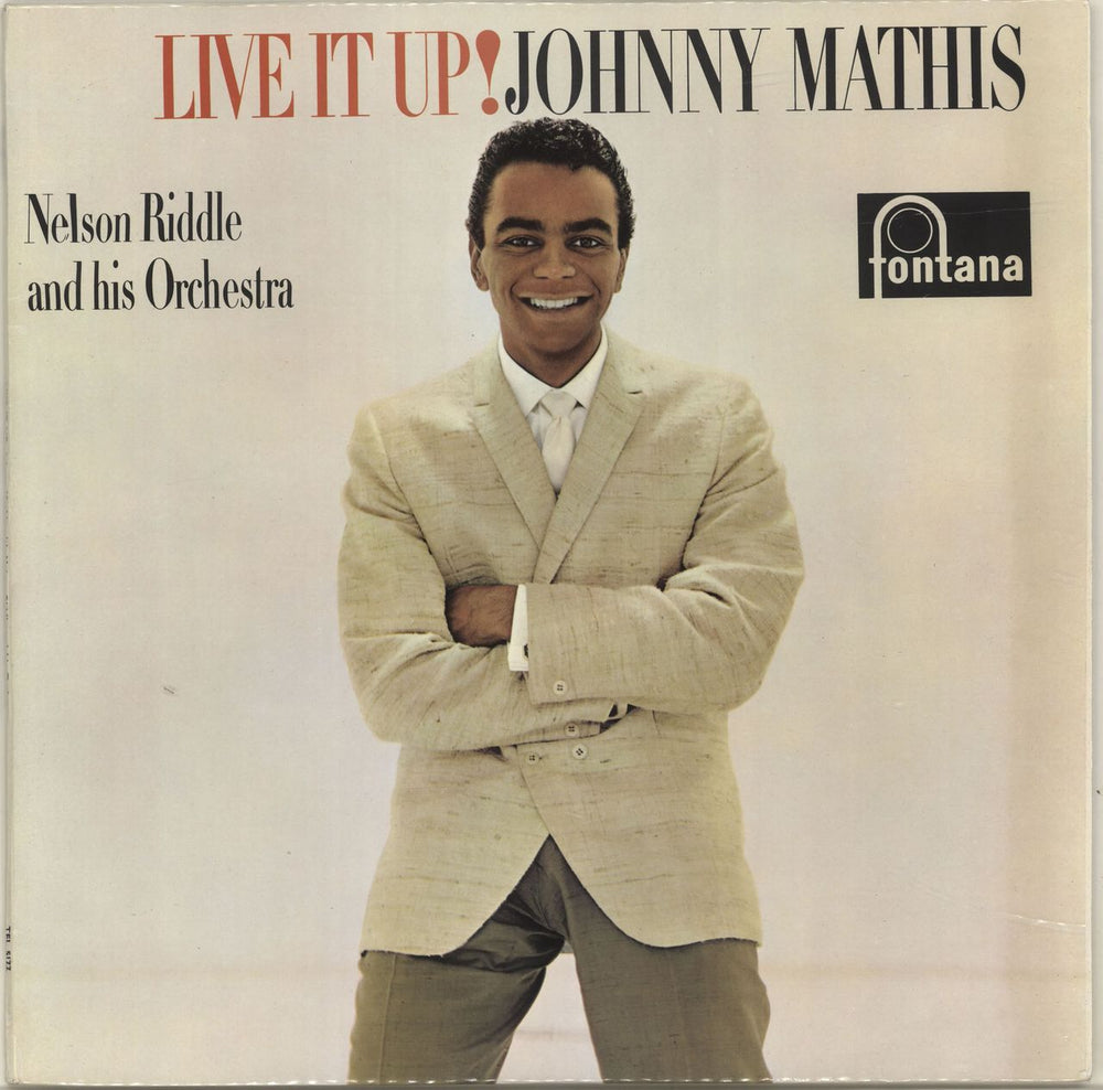 Johnny Mathis Live It Up! UK vinyl LP album (LP record) TFL5177