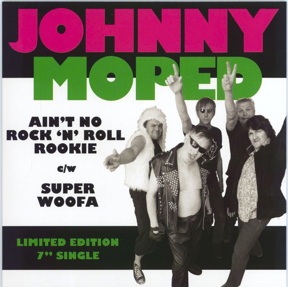 Johnny Moped Ain't No Rock 'N' Roll Rookie UK 7" vinyl single (7 inch record / 45) DAMGOOD446