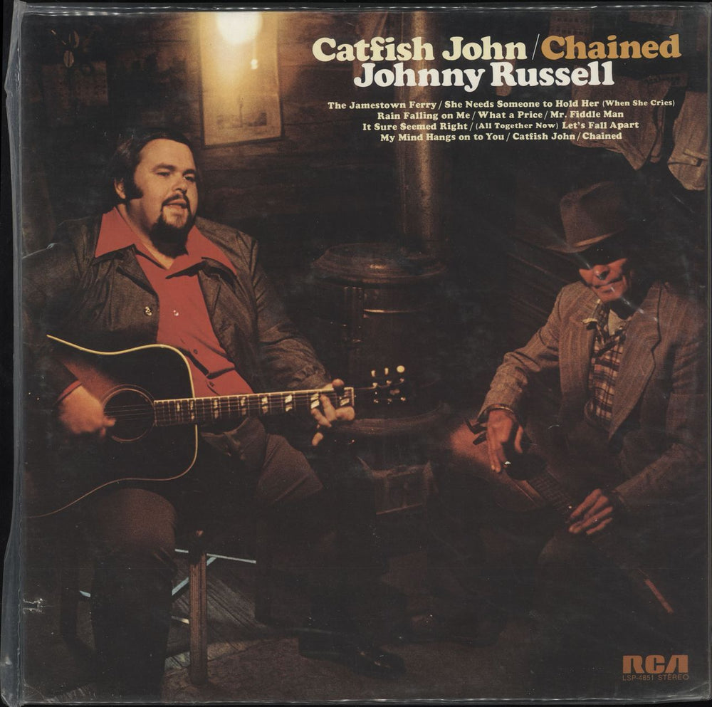 Johnny Russell Catfish John / Chained US vinyl LP album (LP record) LSP-4851