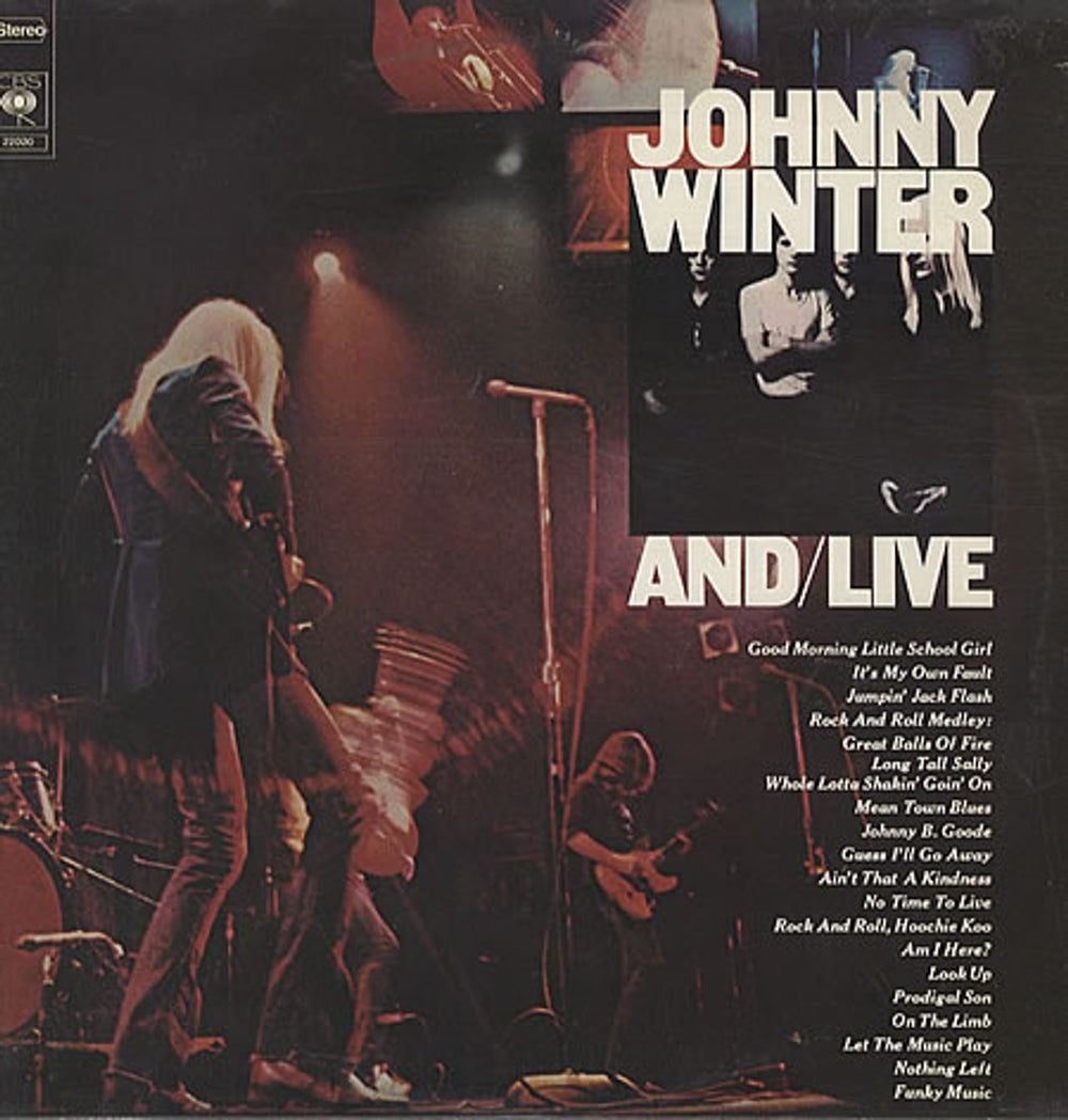 Johnny Winter And / Live Dutch 2-LP vinyl record set (Double LP Album) 22020