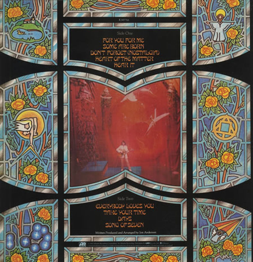 Jon Anderson Song Of Seven UK vinyl LP album (LP record) JONLPSO240769