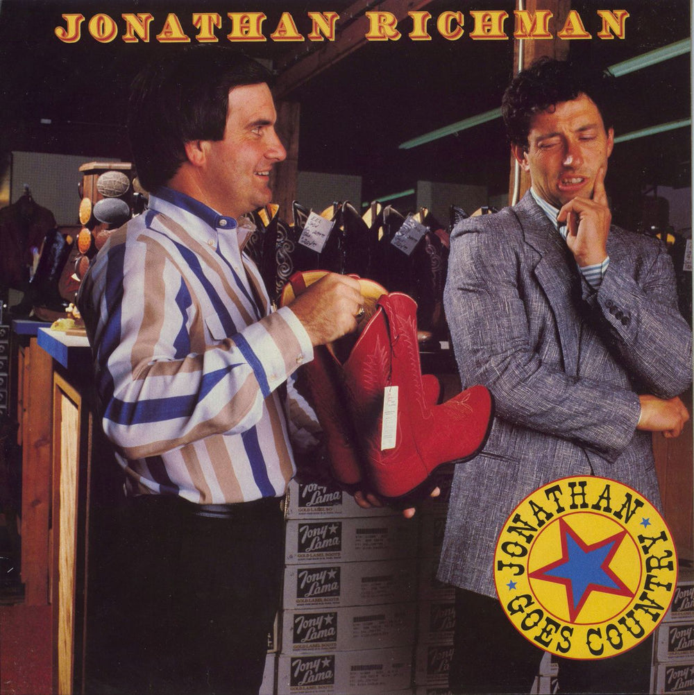 Jonathan Richman & The Modern Lovers Jonathan Goes Country UK vinyl LP album (LP record) SPD1037