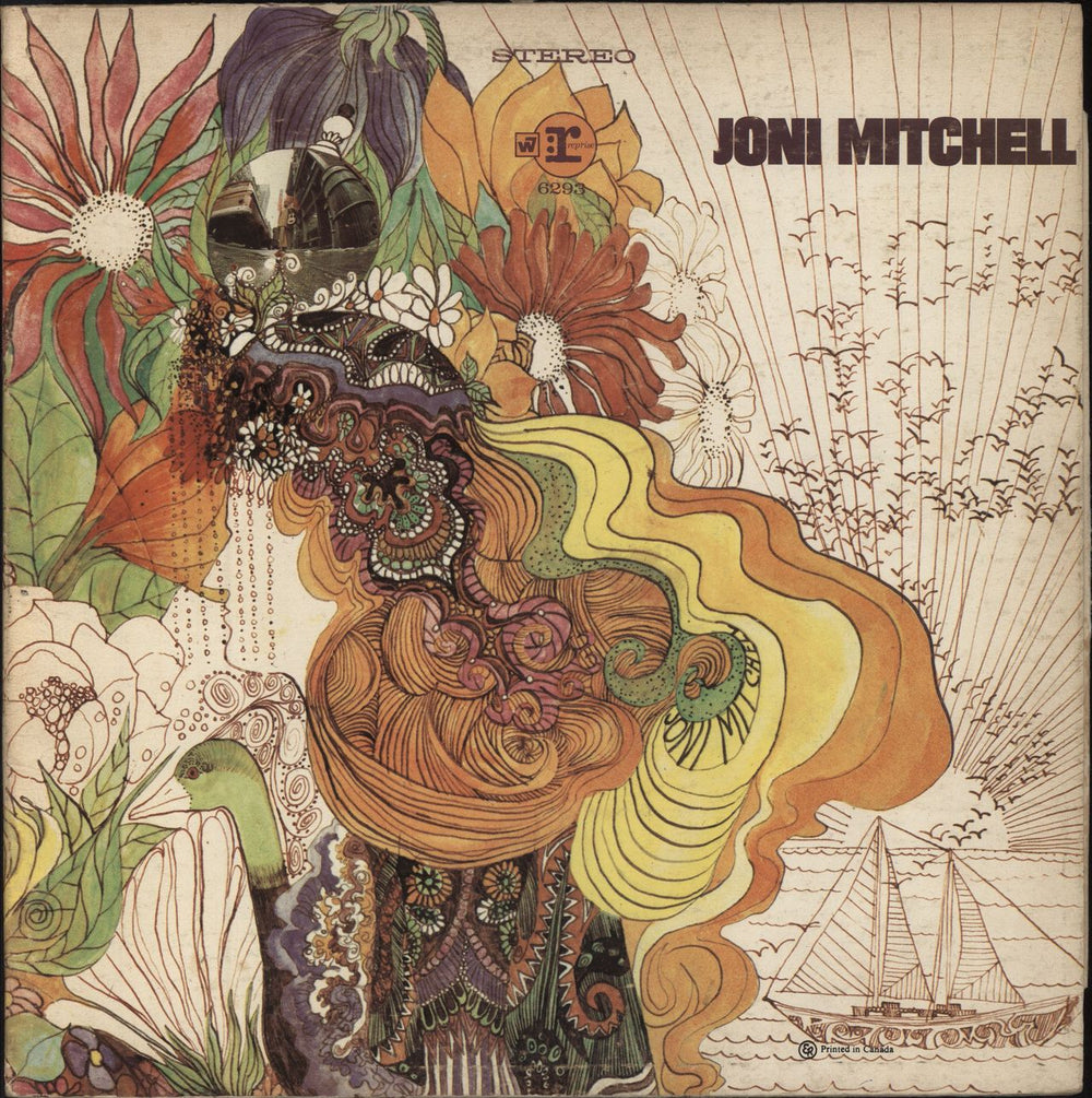 Joni Mitchell Song To A Seagull - 2nd - EX UK vinyl LP album (LP record) RS6293