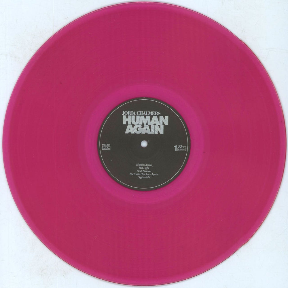 Jorja Chalmers Human Again - 180gm Pink Vinyl US vinyl LP album (LP record) 5TSLPHU800892