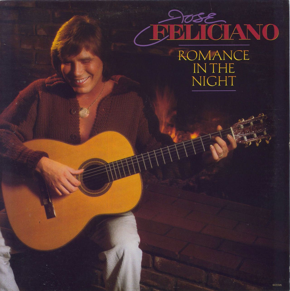 José Feliciano Romance In The Night US vinyl LP album (LP record) 6035ML