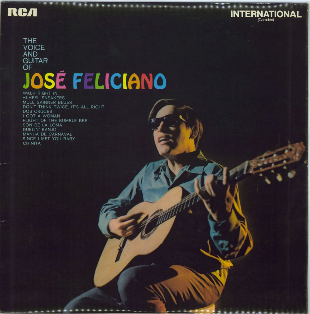 José Feliciano The Voice And Guitar Of José Feliciano UK vinyl LP album (LP record) INTS1156