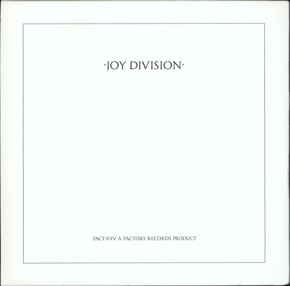 Joy Division Closer - 180gm UK vinyl LP album (LP record)