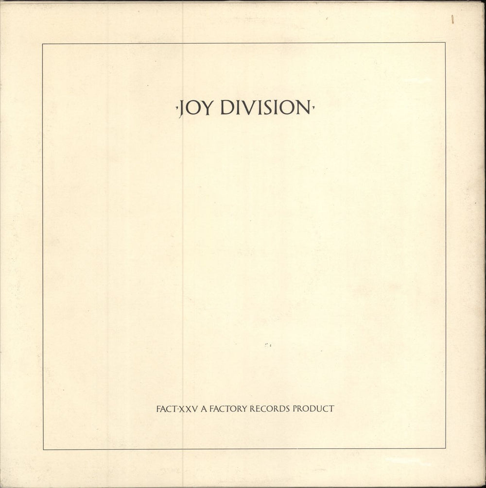 Joy Division Closer - 1st - Red - EX UK vinyl LP album (LP record)