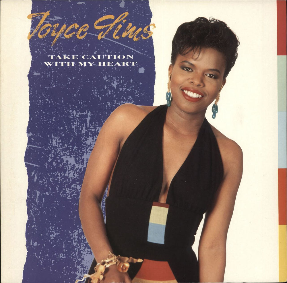 Joyce Sims Take Caution With My Heart UK 12" vinyl single (12 inch record / Maxi-single) FX118