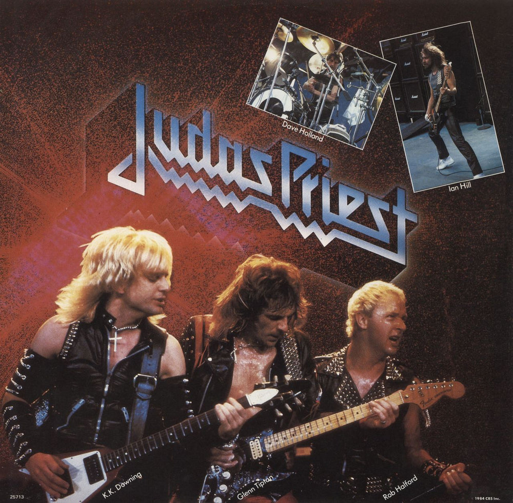 Judas Priest Defenders Of The Faith + Competition Form UK vinyl LP album (LP record)
