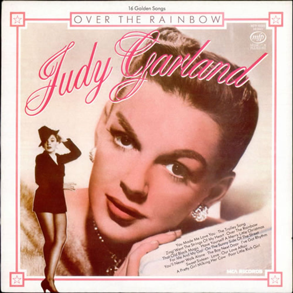 Judy Garland Over The Rainbow UK vinyl LP album (LP record) MFP50555