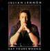 Julian Lennon Say You're Wrong UK 12" vinyl single (12 inch record / Maxi-single) JL312