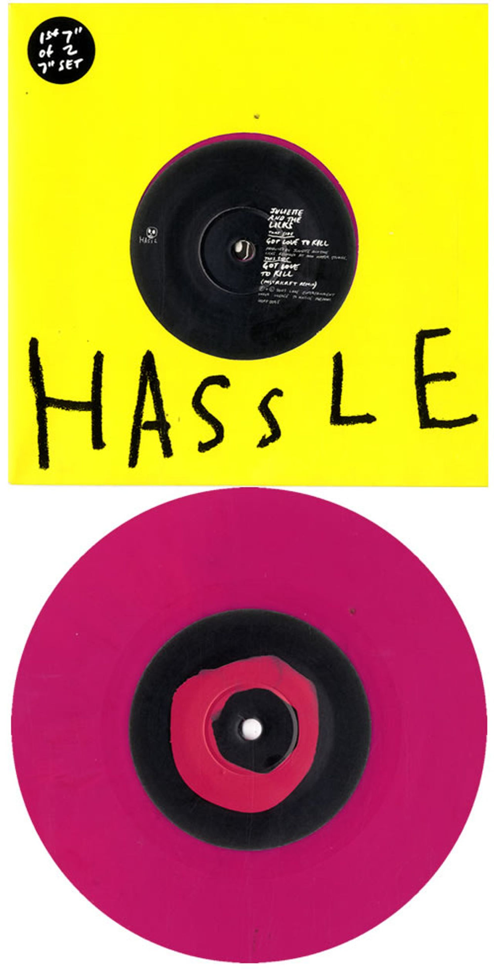 Juliette And The Licks Got Love To Kill - 2 x 7" UK 7" vinyl single (7 inch record / 45) JBQ07GO581020